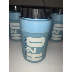 Vtg basic water cup with straw